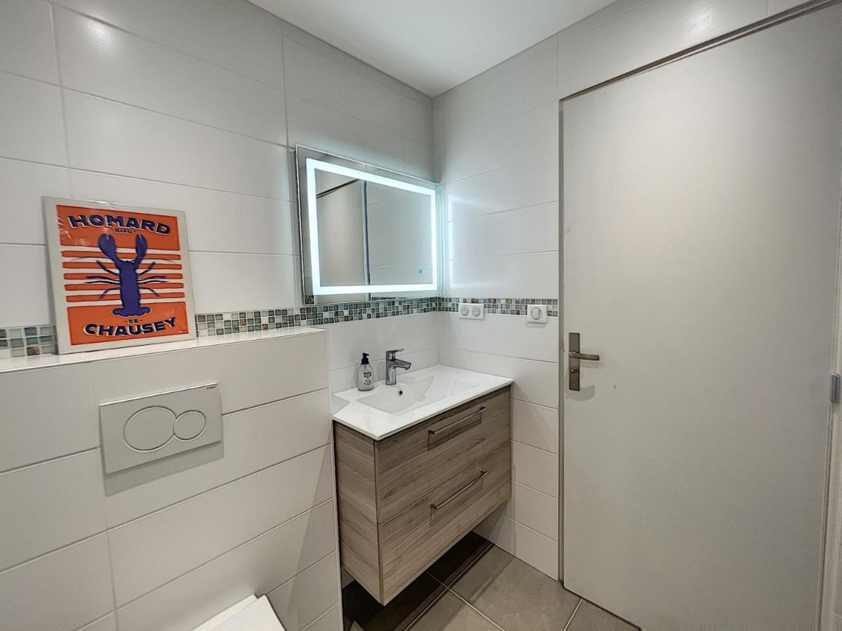 Charmant T2 En Front De Mer, 4 Pers., Ascenseur, Garage, Wi-Fi - Fr-1-361-383 Granville Bagian luar foto